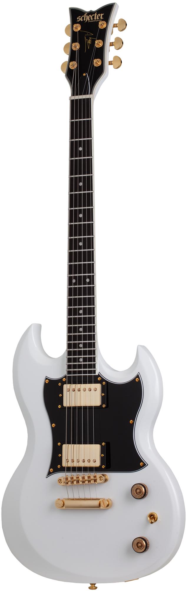 Schecter Zacky Vengeance ZV-H6LLYW66D White - Andertons Music Co
